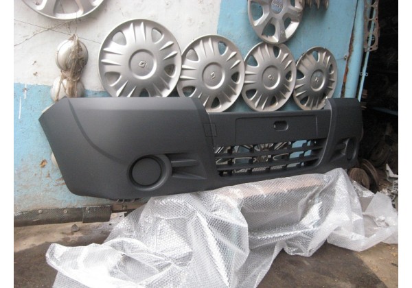 Бампер передній без отворів для ПТФ Renault Trafic II, 07-14, 620100101R